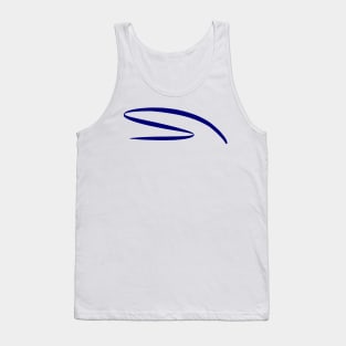 Blue ocean waves Tank Top